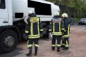 A 4 Rich Olpe vor Rodenkirchener Bruecke Heizoel LKW verliert Heizoel P25